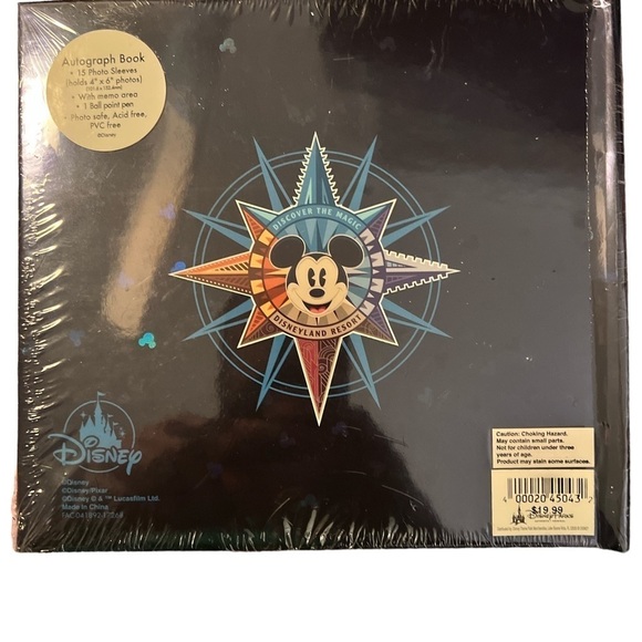 1 Disney Land Resort Hard Cover Photos And Autograph Book With Pen - Picture 4 of 8